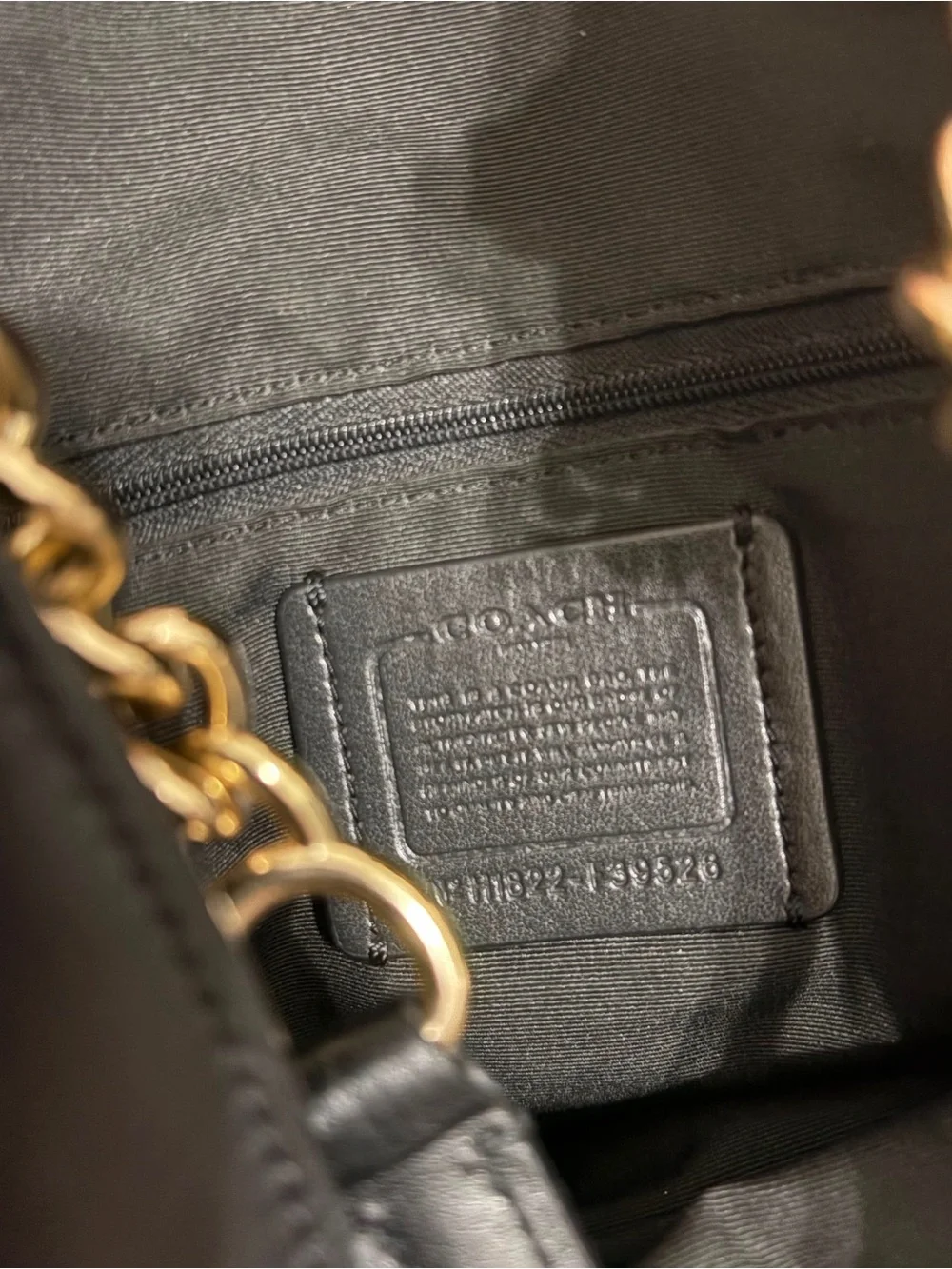 Coach Brown Signature Shoulder Tote with Black Trim and Gold Hardware